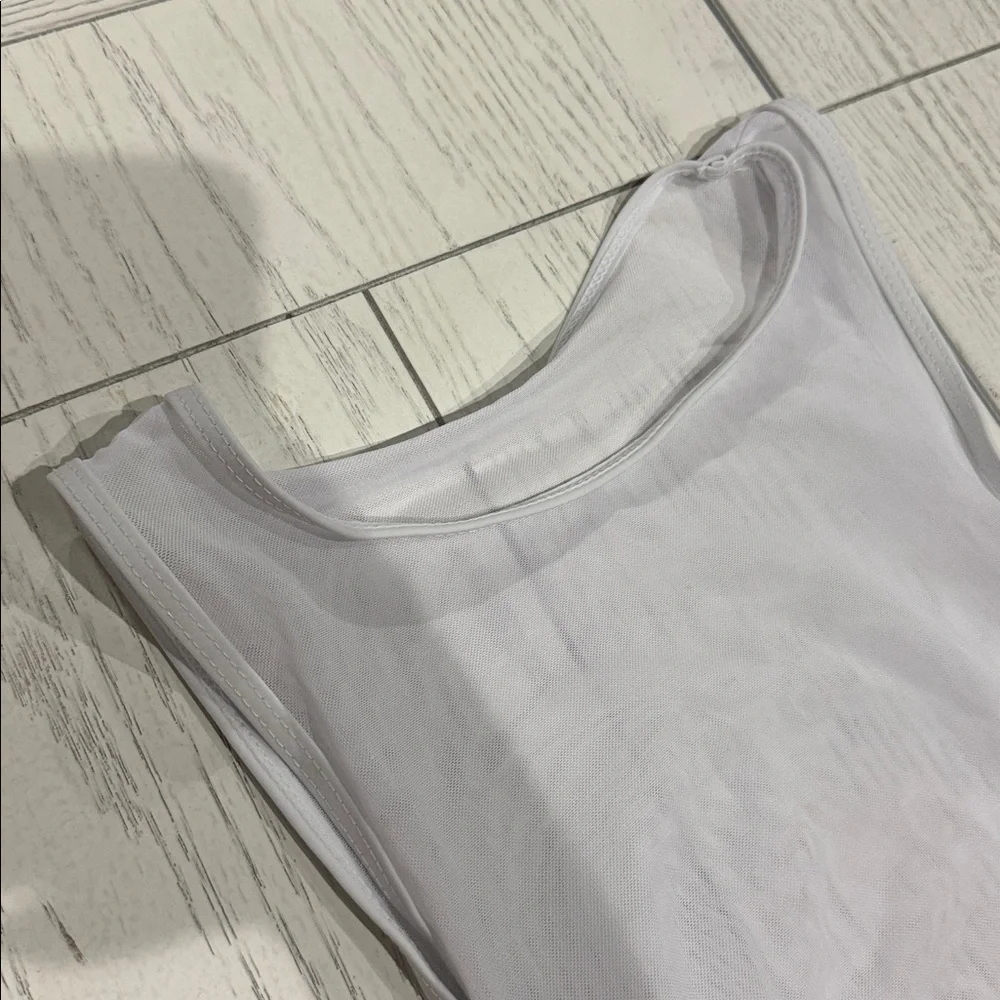 SHEIN White Swim Coverup